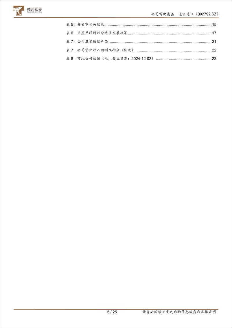 《通宇通讯(002792)5G-A带来传统业务新场景，卫星铸就第二增长曲线-241203-德邦证券-25页》 - 第5页预览图