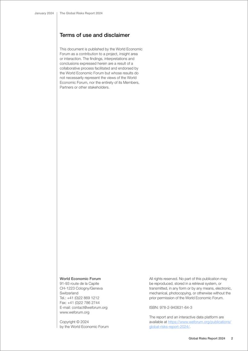 《2024世界风险报告-世界经济论坛WEF》 - 第2页预览图