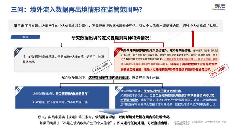 炼石-图解《规范和促进数据跨境流动规定（征求意见稿）》V1 - 第8页预览图