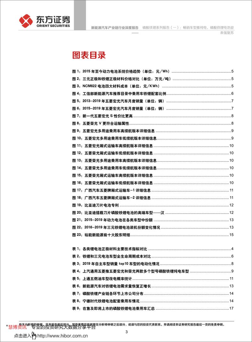 《新能源汽车产业链行业磷酸铁锂系列报告（一）：畅销车型推纯电，磷酸铁锂电池迎来强复苏-20200224-东方证券-21页》 - 第4页预览图