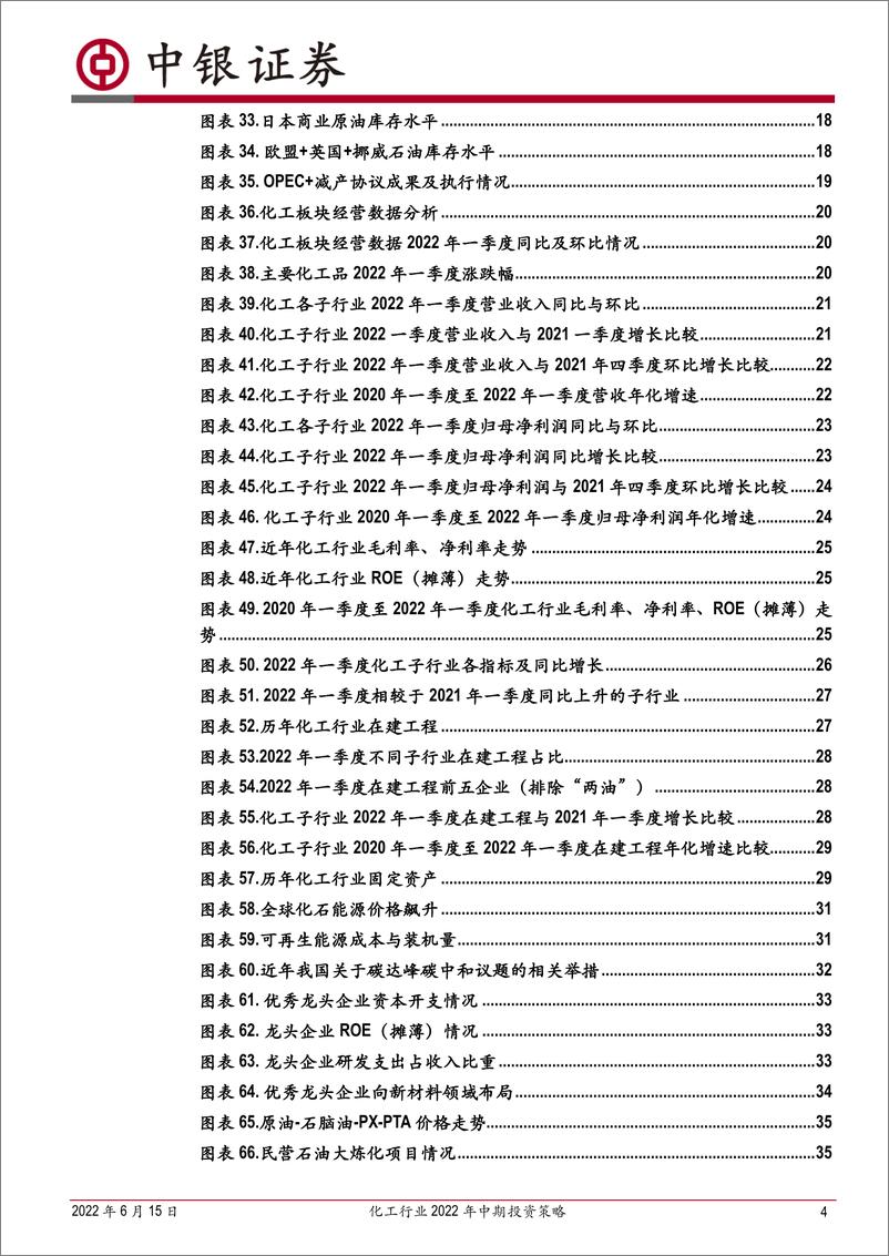 《化工行业2022年中期投资策略：关注农化高景气，长期看好一体化龙头与新材料-20220615-中银国际-74页》 - 第5页预览图