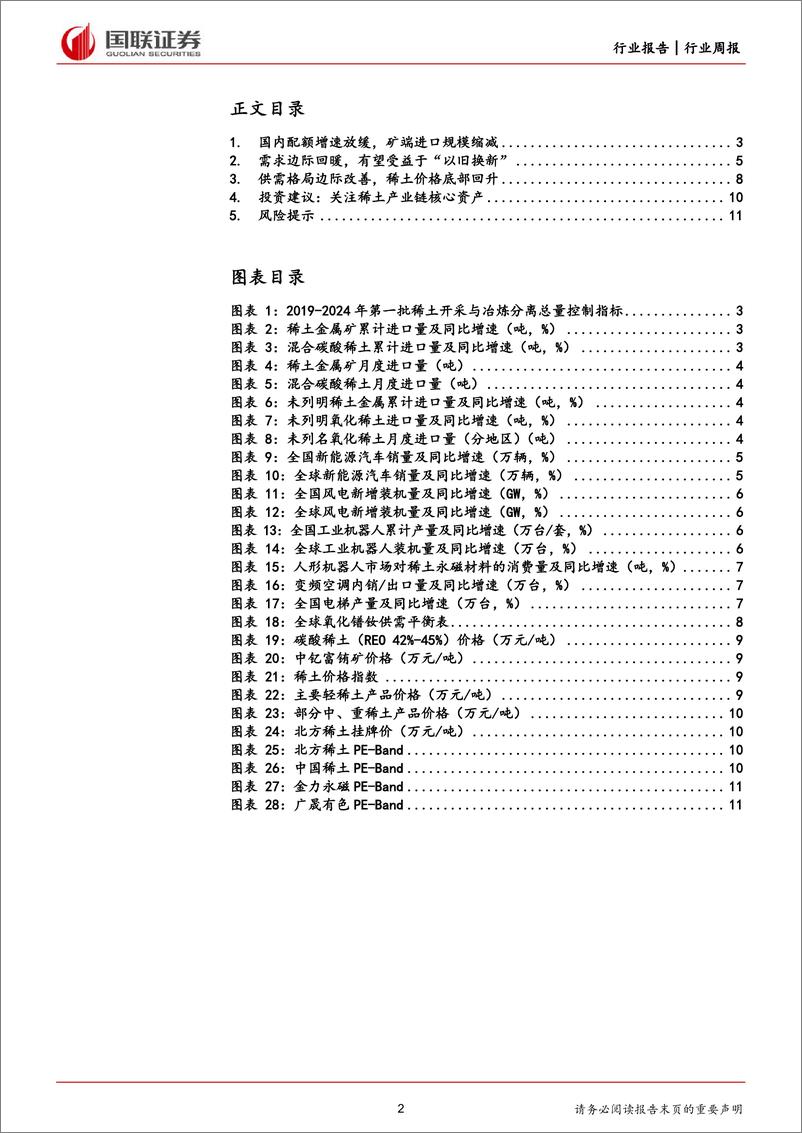 《有色金属4月周专题：供需格局边际改善，稀土价格底部回升-240413-国联证券-12页》 - 第2页预览图