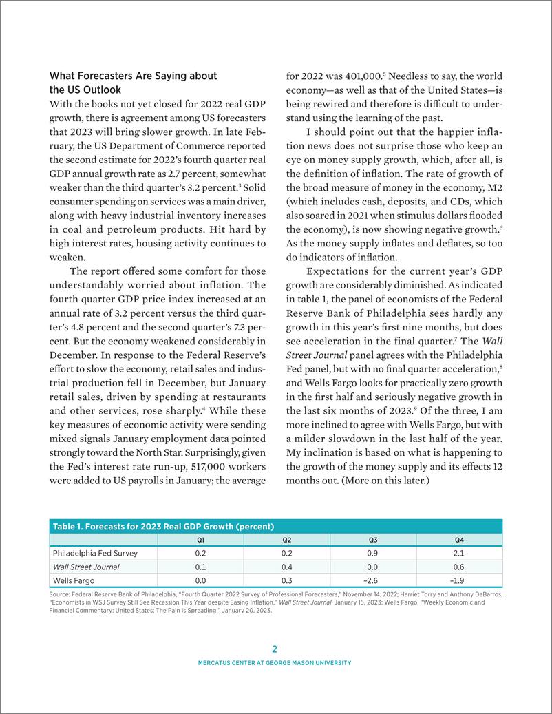 《莫卡特斯中心-美国经济形势，2023年3月（英）-14页》 - 第3页预览图