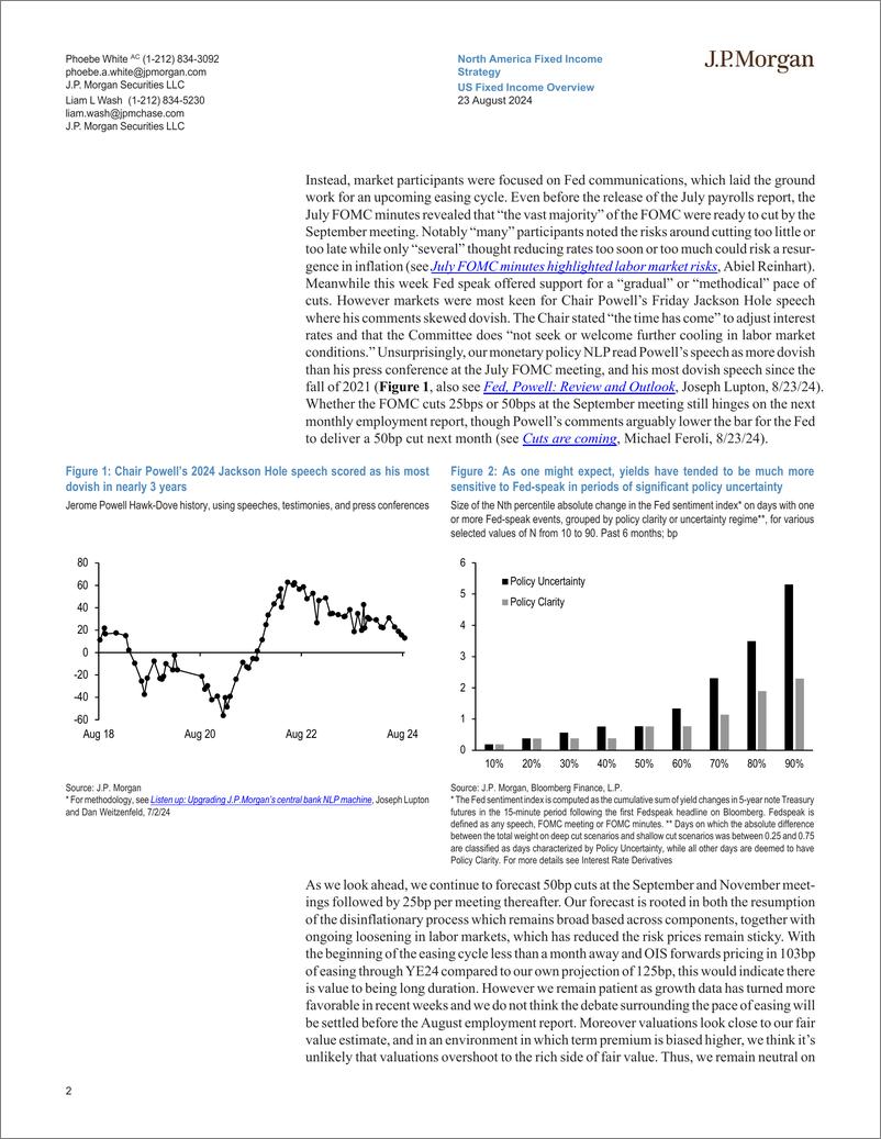 《JPMorgan Econ  FI-US Fixed Income Overview See you in September-109990106》 - 第2页预览图