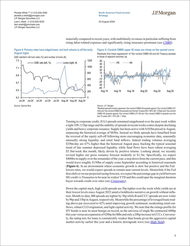 《JPMorgan Econ  FI-US Fixed Income Overview See you in September-109990106》 - 第5页预览图