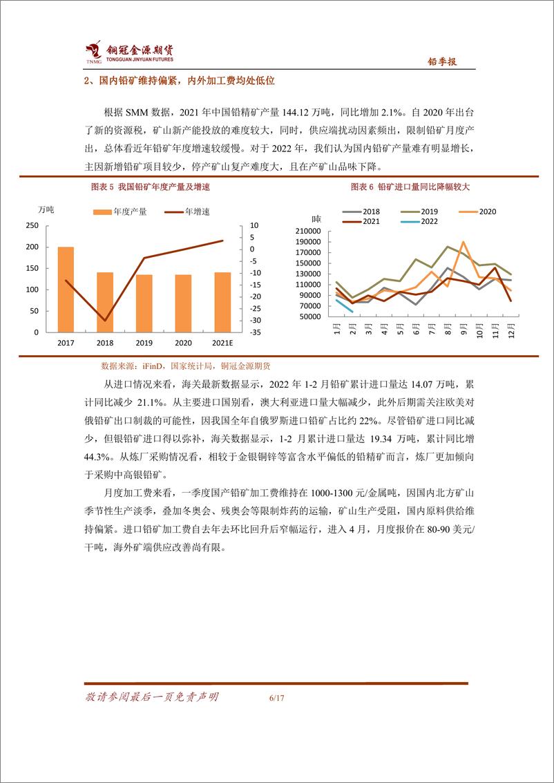 《铅季报：供需矛盾不突出，铅市难现趋势行情-20220408-铜冠金源期货-17页》 - 第7页预览图