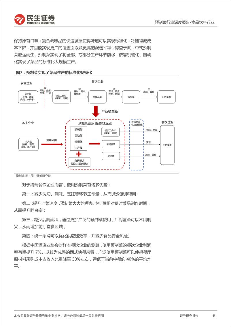 《食品饮料行业寻找“高质量”发展系列报告：预制菜行业深度报告，中式餐饮“工业革命”-20220408-民生证券-37页》 - 第6页预览图