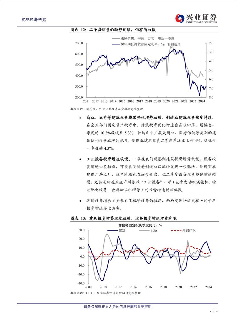 《美国24Q2＋GDP点评：GDP超预期对降息节奏的启示-240726-兴业证券-15页》 - 第7页预览图