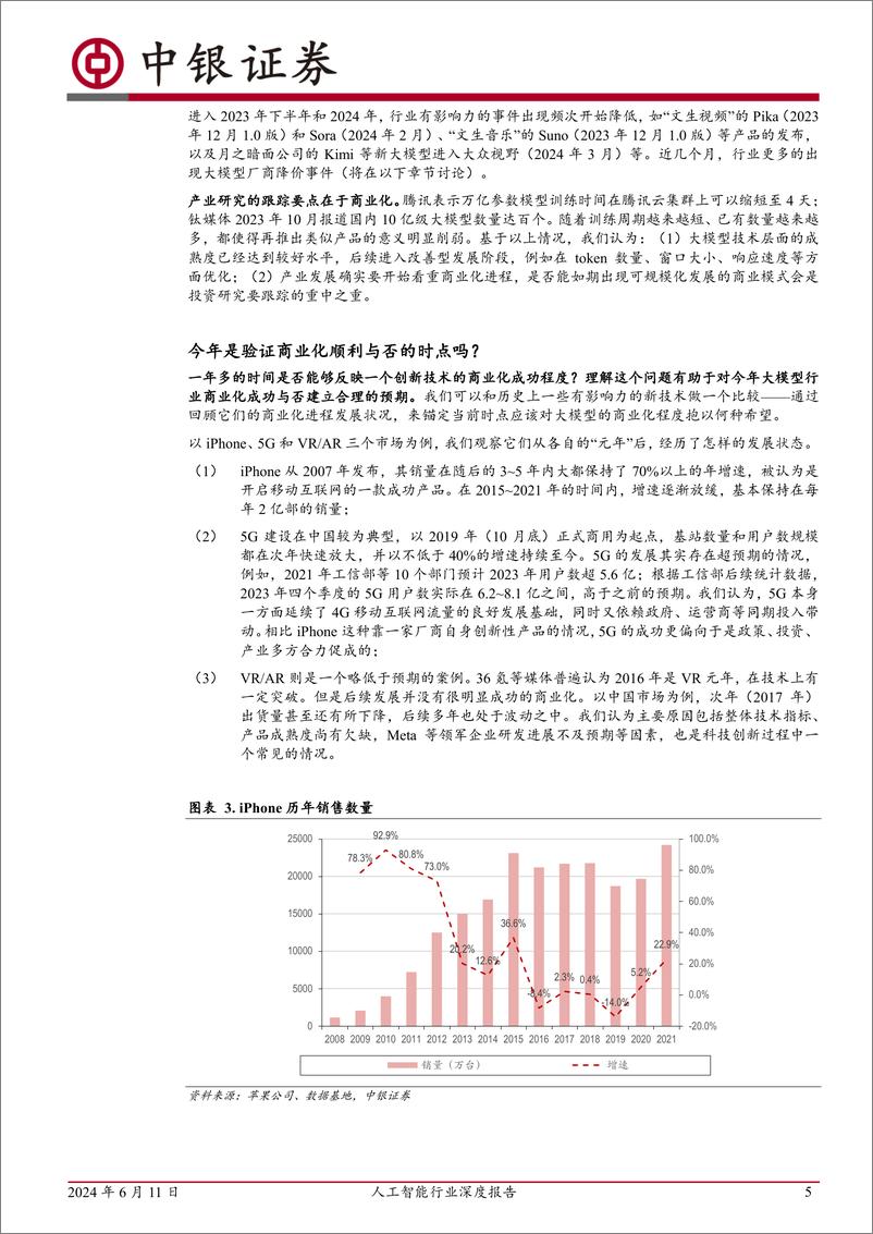 《计算机人工智能行业深度报告：“元年”之后，再看大模型应用商业化进展-240611-中银证券-21页》 - 第5页预览图