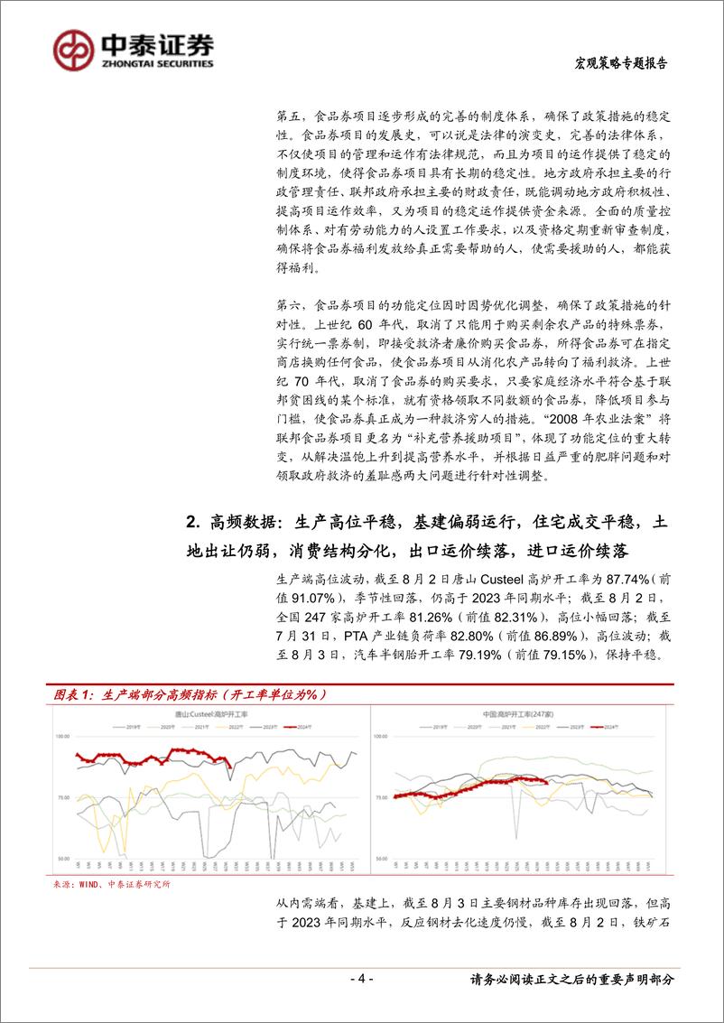 《当前经济与政策思考：食品券的6个作用-240804-中泰证券-15页》 - 第4页预览图