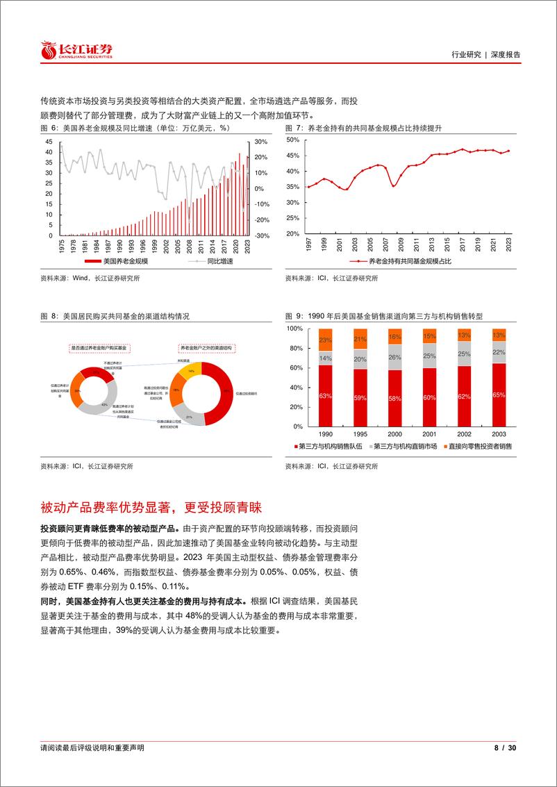 《多元金融行业财富管理海外视界2：美国主动资管机构如何战胜被动？-240822-长江证券-30页》 - 第8页预览图