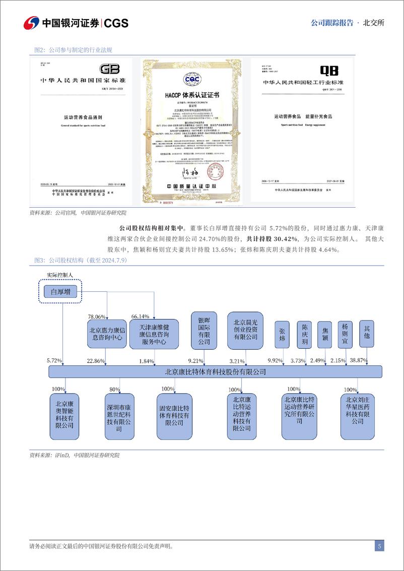 《康比特(833429)首次覆盖报告：产品不断创新发展，深耕运动营养行业蓝海-240717-银河证券-16页》 - 第5页预览图