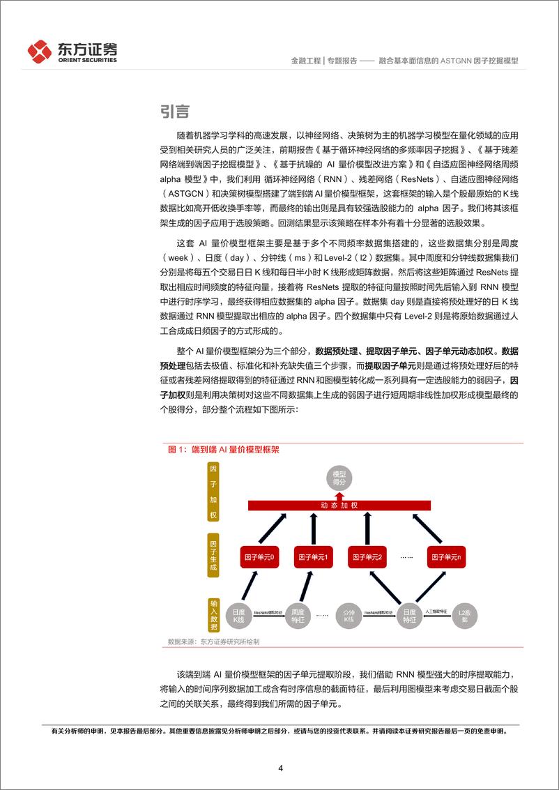 《东方证券-因子选股系列之一〇四：融合基本面信息的ASTGNN因子挖掘模型》 - 第4页预览图