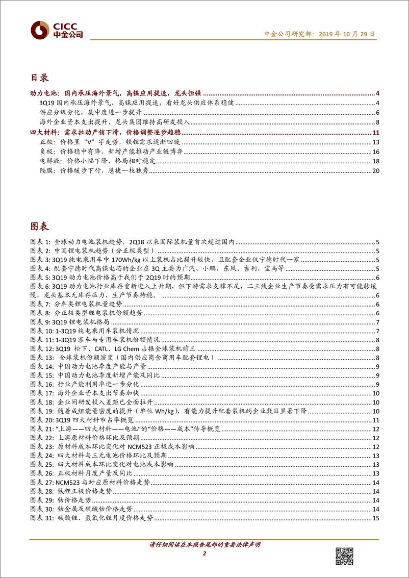 《新能源行业电车中游3Q19回顾：海外需求高景气，市场加快集中-20191029-中金公司-25页》 - 第3页预览图