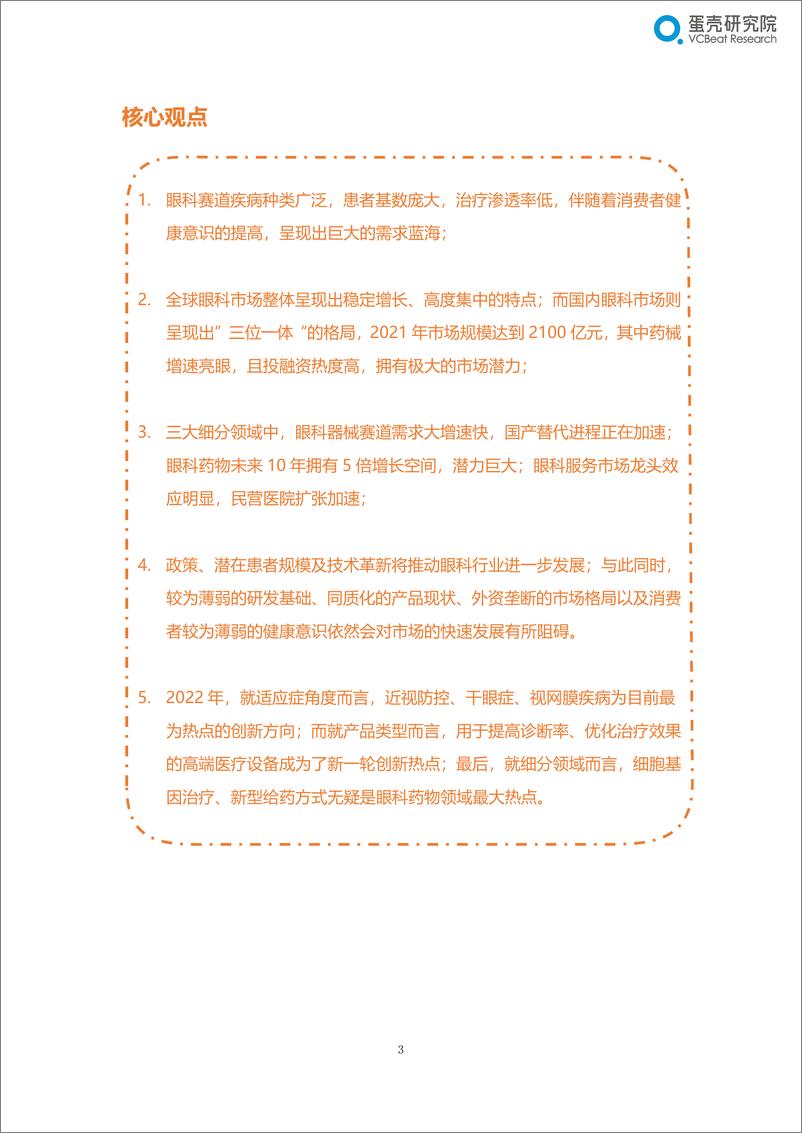 《2022眼科行业研究报告-蛋壳研究院》 - 第4页预览图