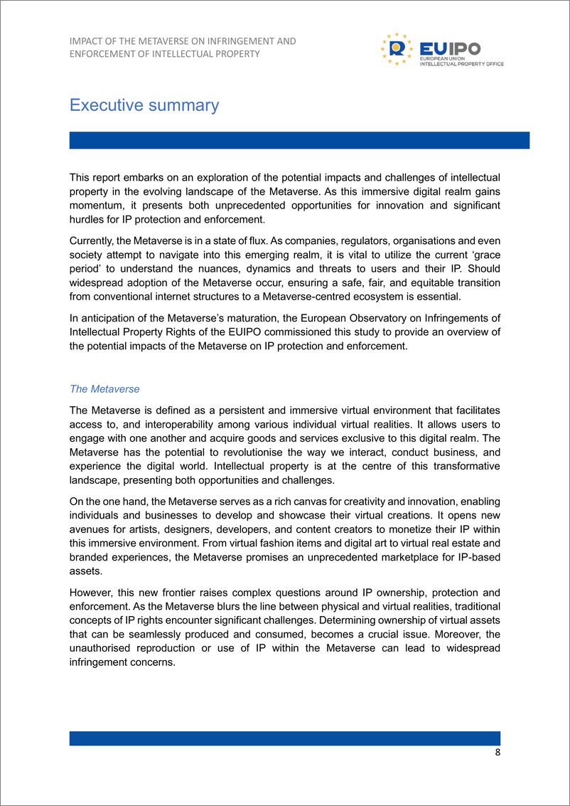 《EUIPO发布元宇宙IP侵权和执法影响报告-81页》 - 第7页预览图