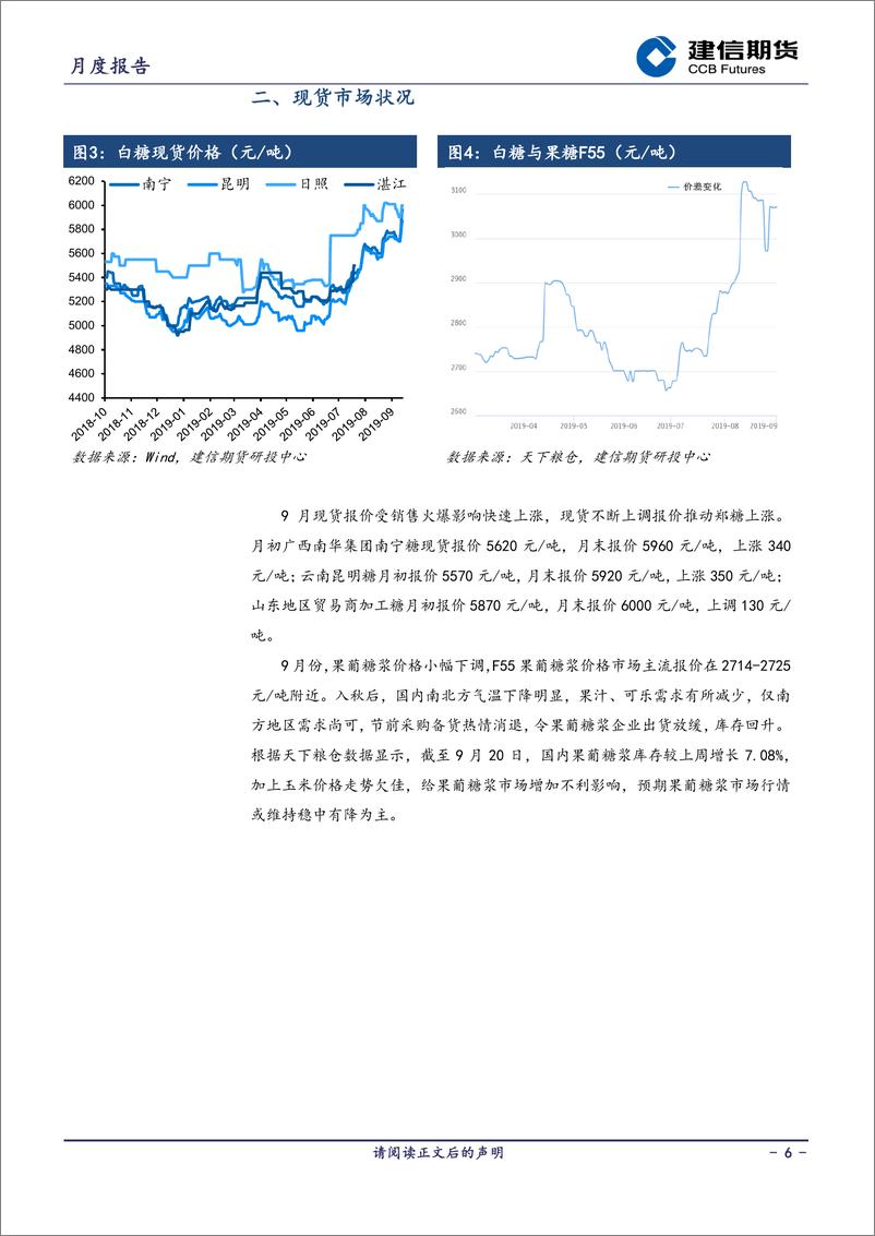 《白糖月报-20191009-建信期货-13页》 - 第7页预览图