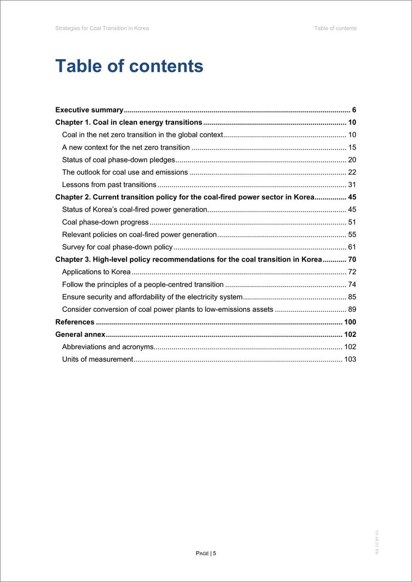 《韩国煤炭转型的策略StrategiesforCoalTransitioninKorea（IEA英文原版）-105页》 - 第6页预览图