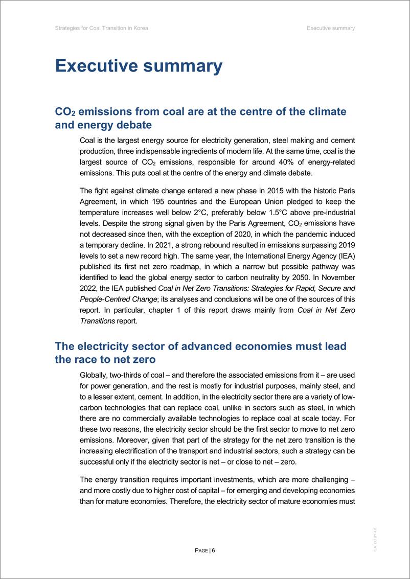 《韩国煤炭转型的策略StrategiesforCoalTransitioninKorea（IEA英文原版）-105页》 - 第7页预览图