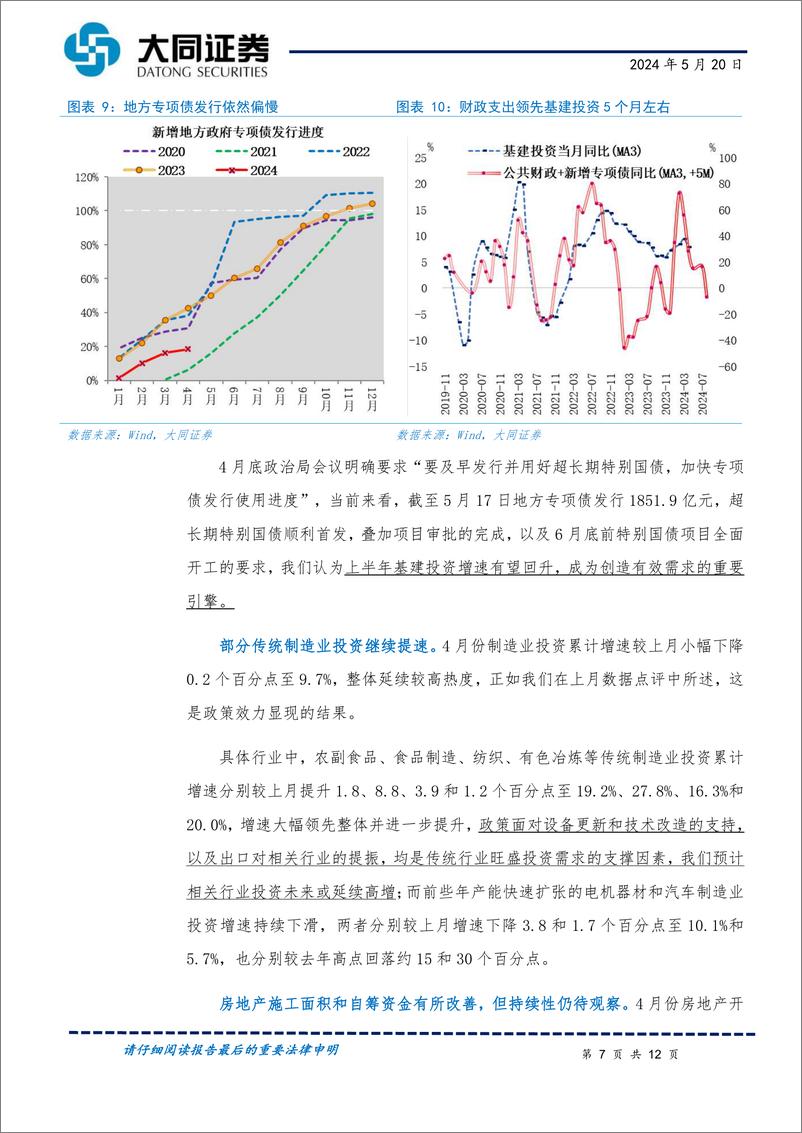 《4月份经济数据及517地产政策解读：扩内需重在稳地产，政策加码多管齐下-240520-大同证券-12页》 - 第7页预览图