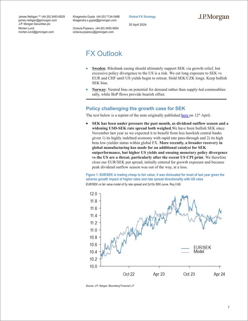 《JPMorgan Econ  FI-Scandi Monthly Outside Influence-107709814》 - 第7页预览图