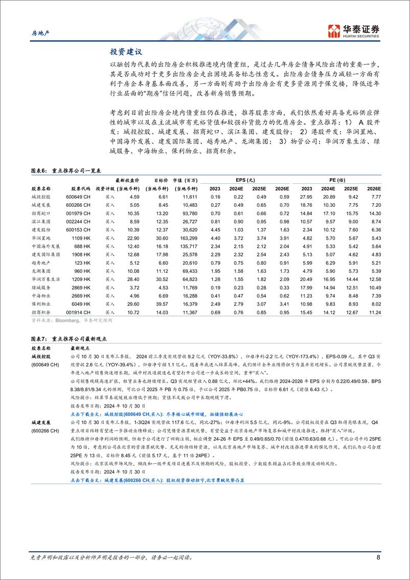 《房地产行业：房企化债，境内债重组思路带来的启示-241229-华泰证券-14页》 - 第8页预览图