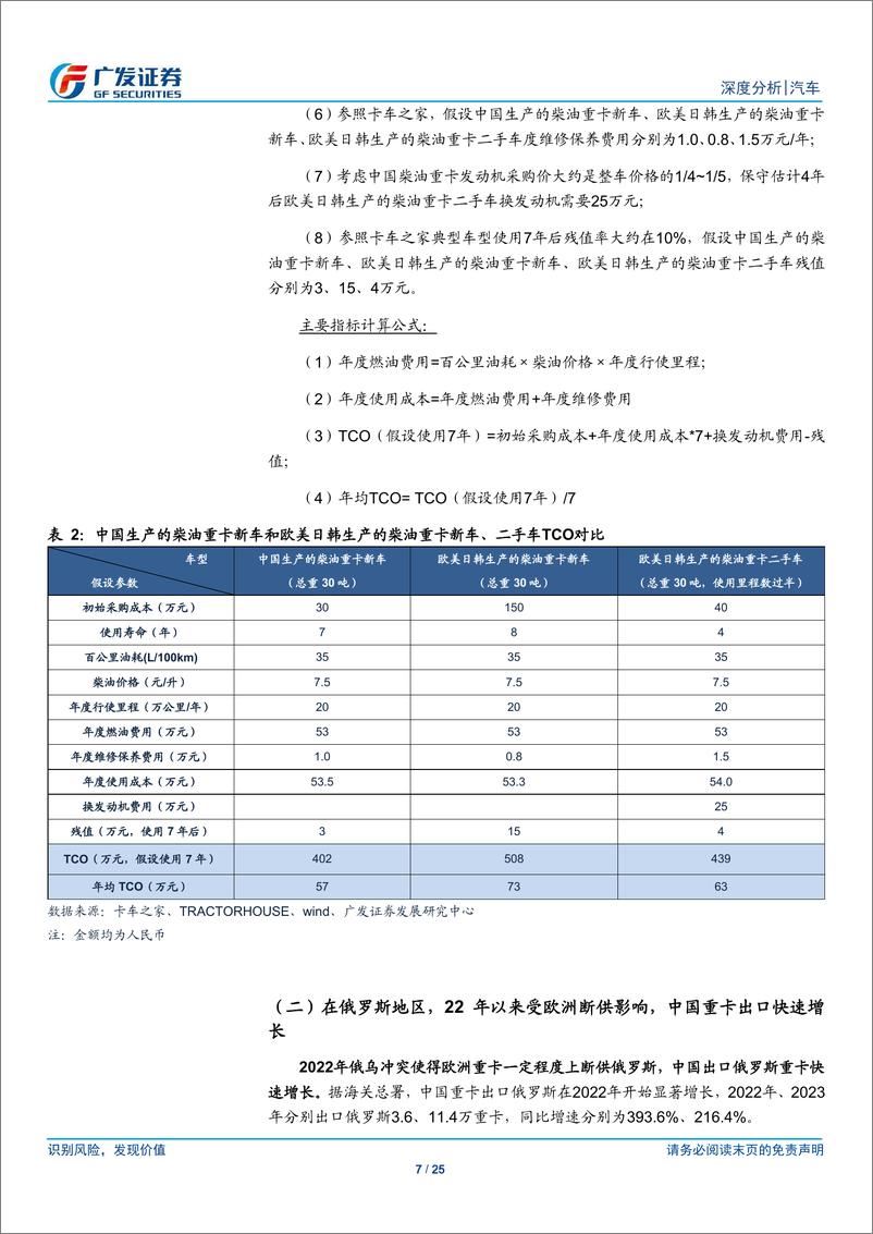 《汽车行业：如何看待重卡行业出口市场空间-240817-广发证券-25页》 - 第7页预览图