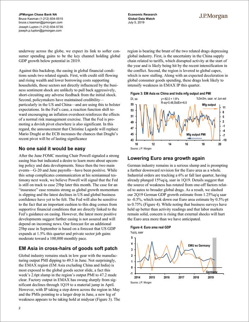 《J.P. 摩根-全球-宏观策略-全球宏观数据观察-2019.7.5-76页》 - 第3页预览图