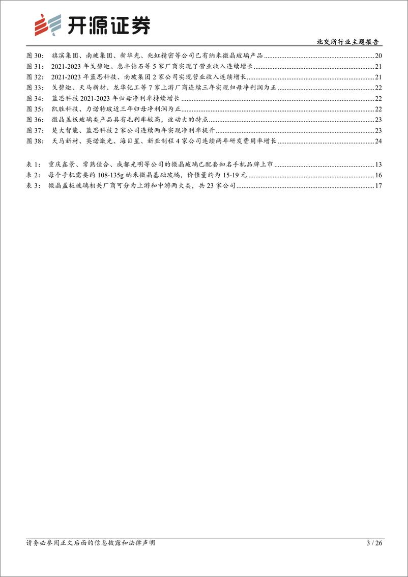 《北交所新质生产力专题系列报告(一)：深度解析微晶玻璃产业链，北交所包含产业链核心公司-240723-开源证券-26页》 - 第3页预览图