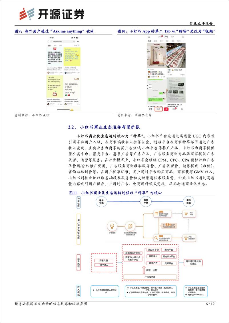 《传媒行业点评报告：海外用户涌入小红书，流量繁荣赋能产业链各方-250116-开源证券-12页》 - 第6页预览图