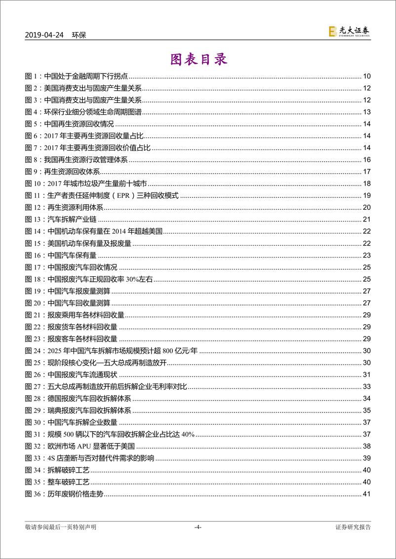 《环保行业消费侧循环经济及固废产业升级专题研究：黯淡“再生”，灿烂涅槃-20190424-光大证券-112页》 - 第5页预览图