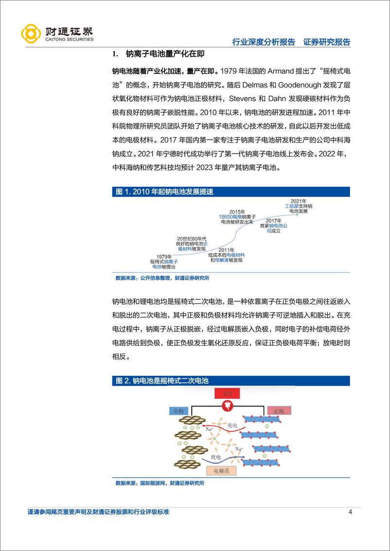 《钠离子电池行业深度报告：蓄势待发，即将快速成长-20220924-财通证券-23页》 - 第5页预览图