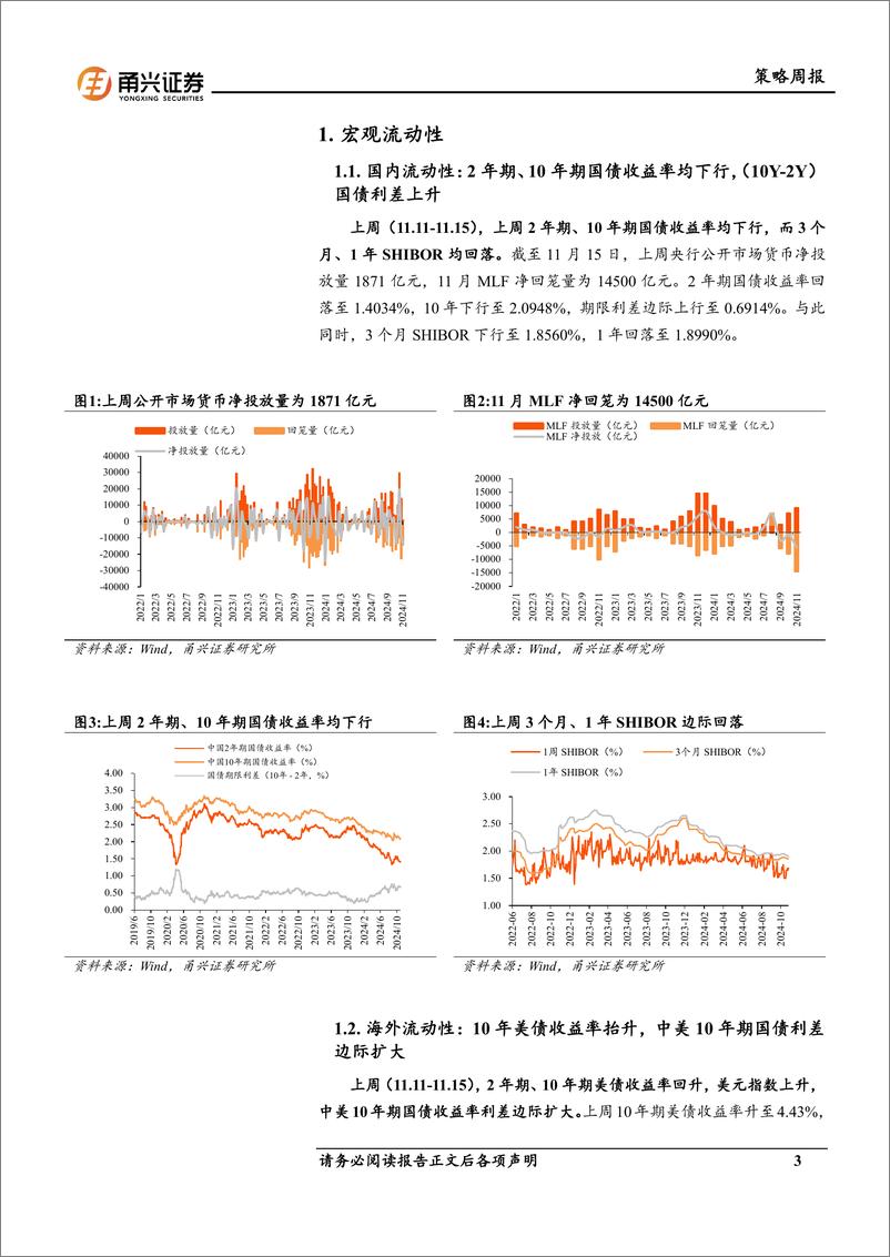 《流动性11月第2期：美元指数延续强势，新发股票型基金份额创新高-241128-甬兴证券-10页》 - 第3页预览图