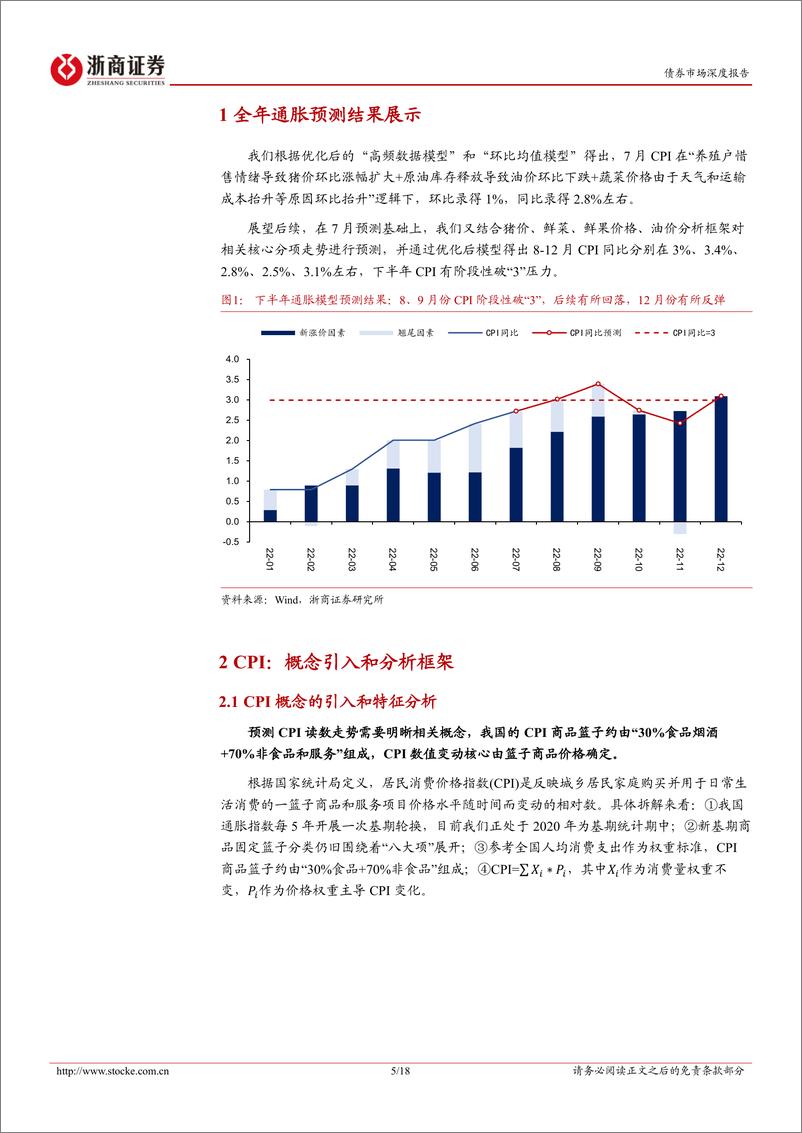 《债券市场深度报CPI篇：长、短周期视角下通胀分析框架及预测-20220807-浙商证券-18页》 - 第6页预览图