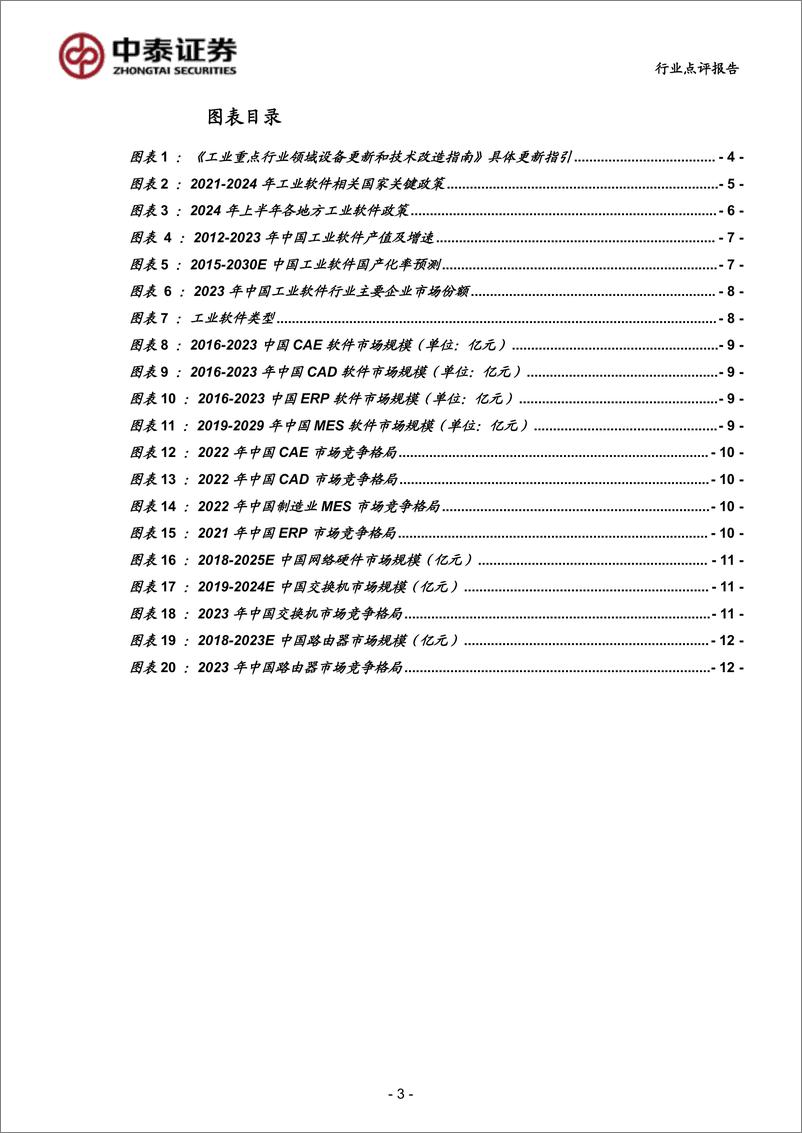 《计算机行业科技：工信部明确2027年改造目标，国产工业软件迎发展良机-240922-中泰证券-15页》 - 第2页预览图