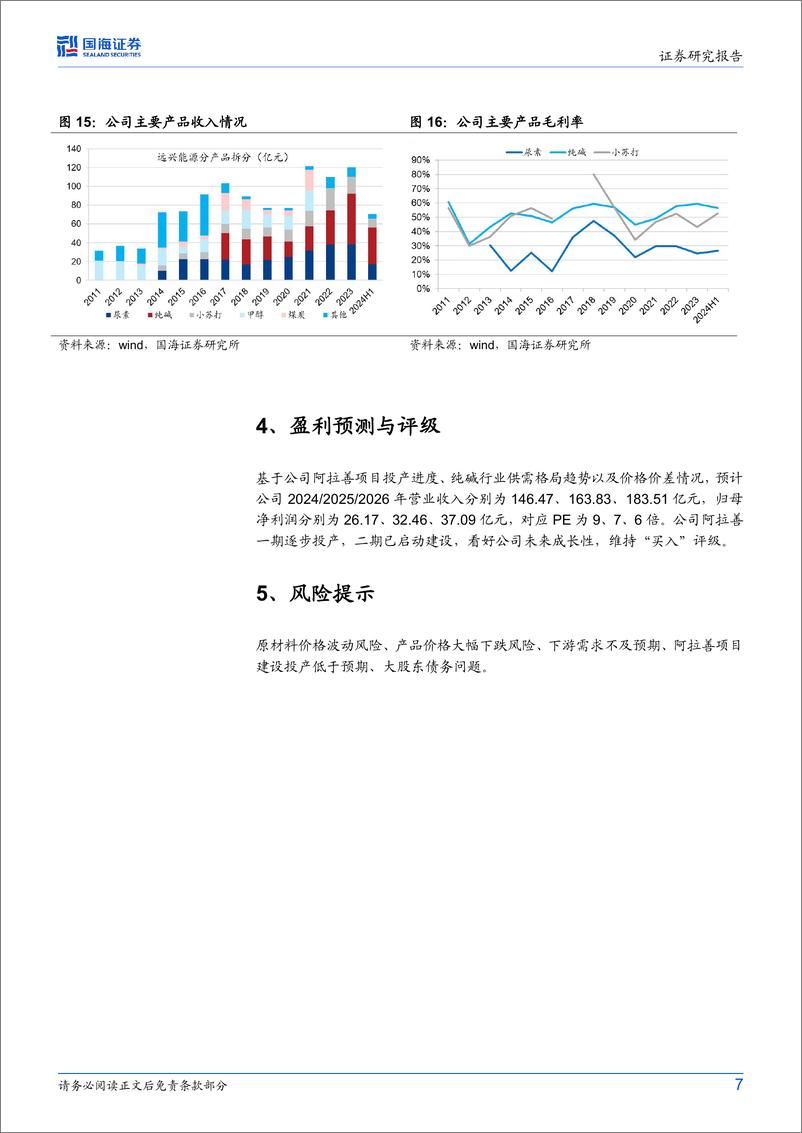 《远兴能源(000683)2024年中报点评：2024Q2业绩环比增长12%25，阿拉善二期建设进行中-240731-国海证券-10页》 - 第7页预览图