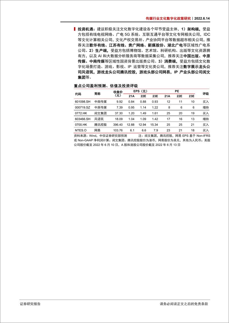 《传媒行业文化数字化政策研究：文化数字化，数字时代的文化新基建-20220614-中信证券-22页》 - 第3页预览图