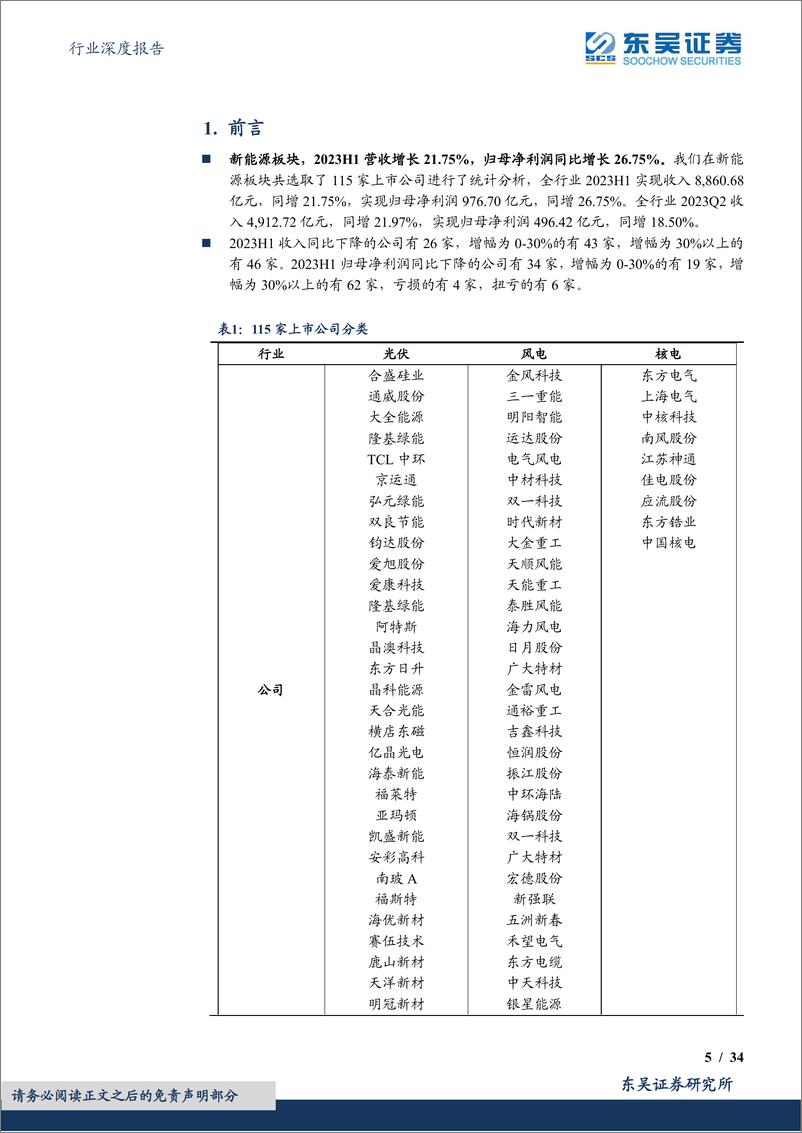 《电力设备行业深度报告：上游价格触底释放利润，主链盈利坚挺，户储出货承压，风电整机盈利承压、零部件分化明显-20230903-东吴证券-34页》 - 第6页预览图