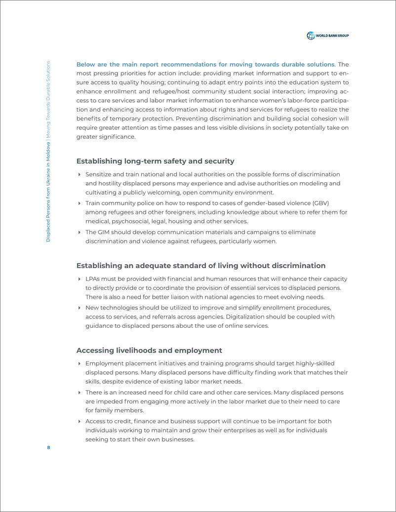 《世界银行-摩尔多瓦乌克兰流离失所者：迈向持久解决方案（英）-2024-79页》 - 第8页预览图