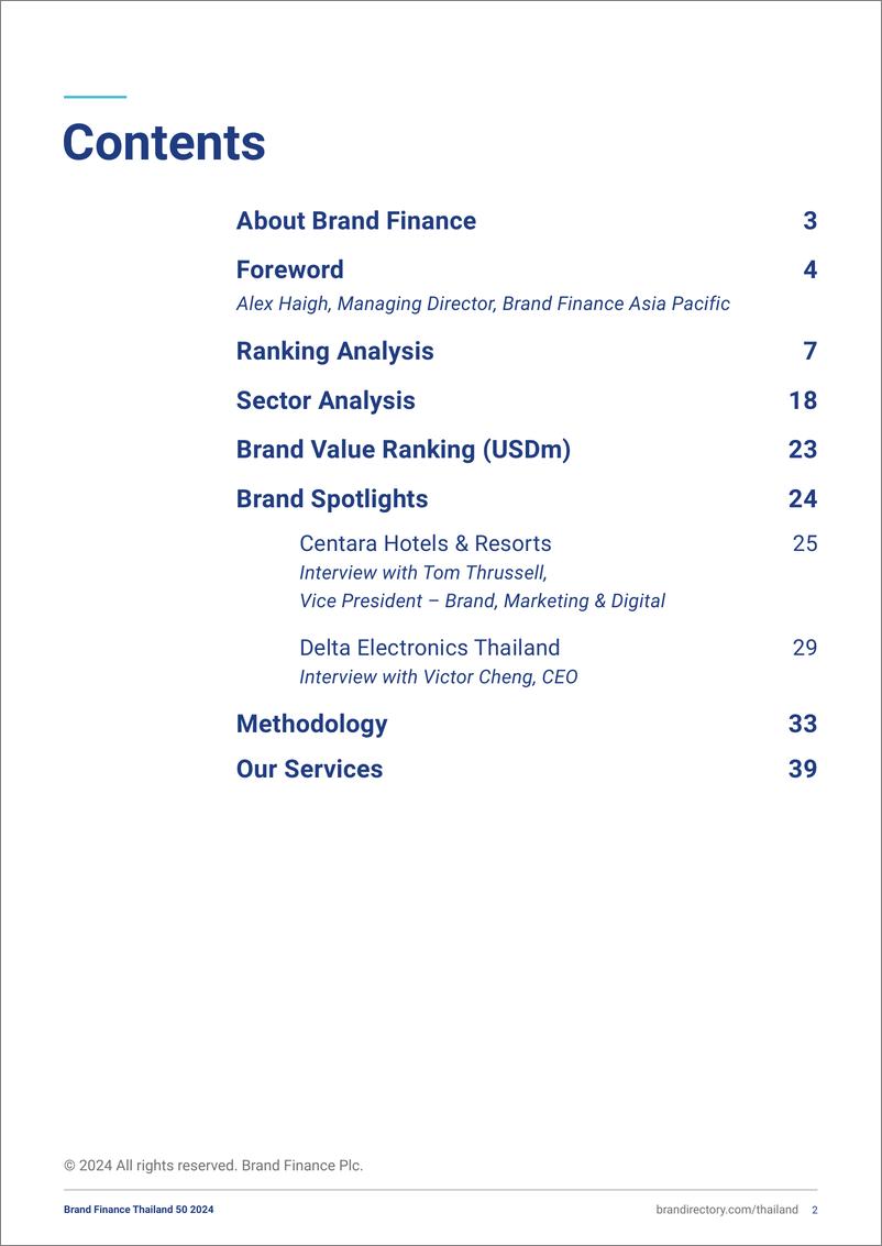 《品牌价值-泰国最有价值和最强大品牌50强的2024年度报告（英）-2024.6-48页》 - 第2页预览图