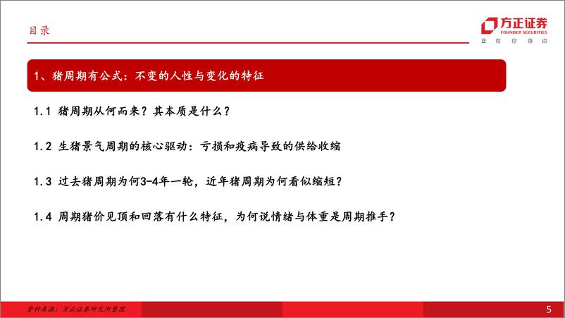 《农林牧渔行业深度报告-猪周期有公式：周期七阶段与拐点三要素-240813-方正证券-26页》 - 第5页预览图