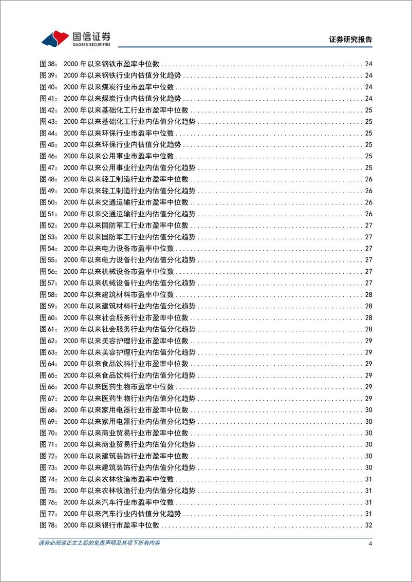 《策略深度研究：10月A股估值中位数小幅上升，与指数走势背离-20221108-国信证券-46页》 - 第5页预览图