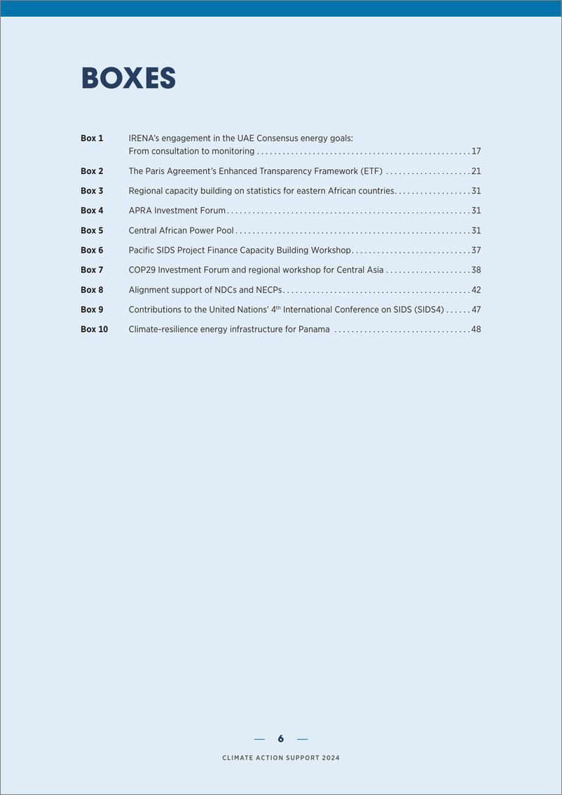 《IRENA-2024年气候行动支持（英）-2024-178页》 - 第6页预览图