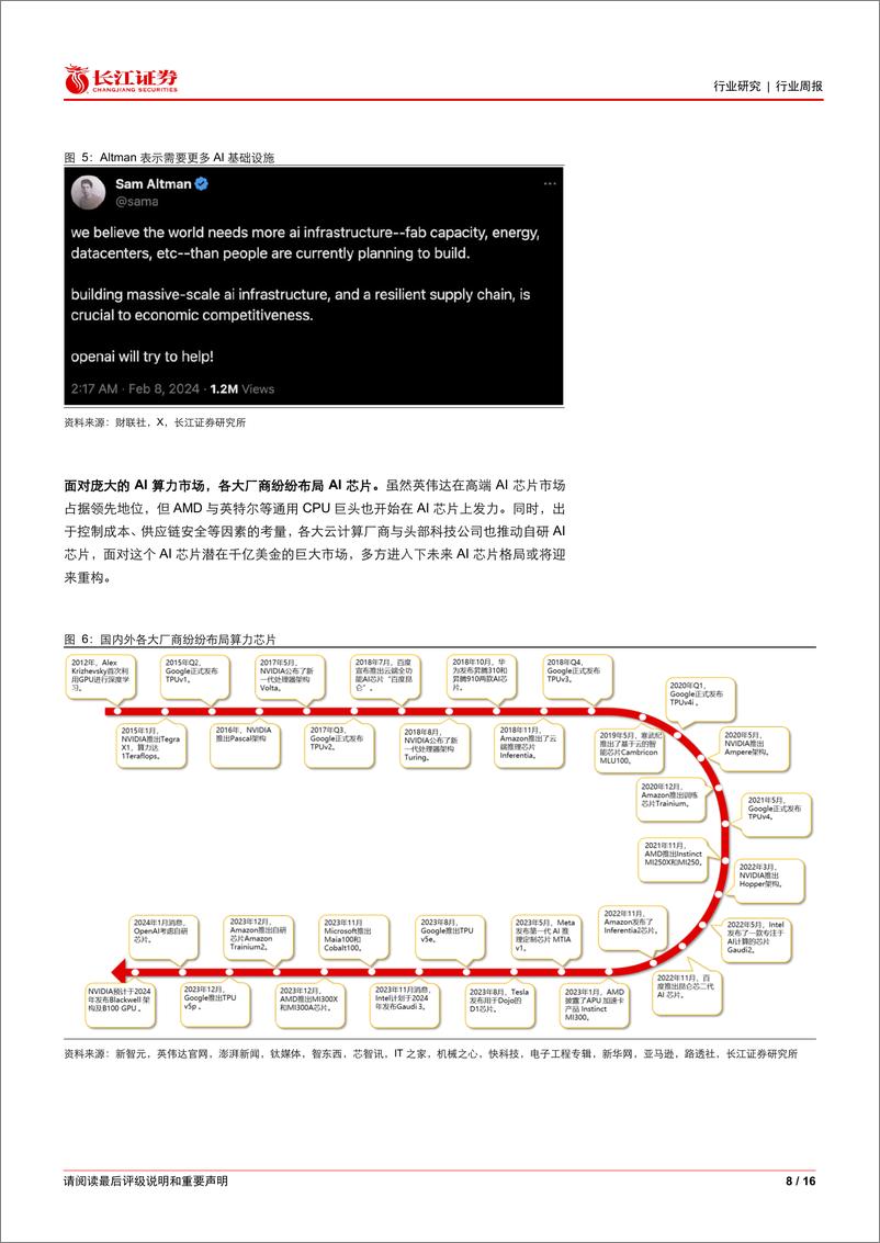 《202403月更新-关键词，七万亿算力投资、新一代大模型》 - 第8页预览图