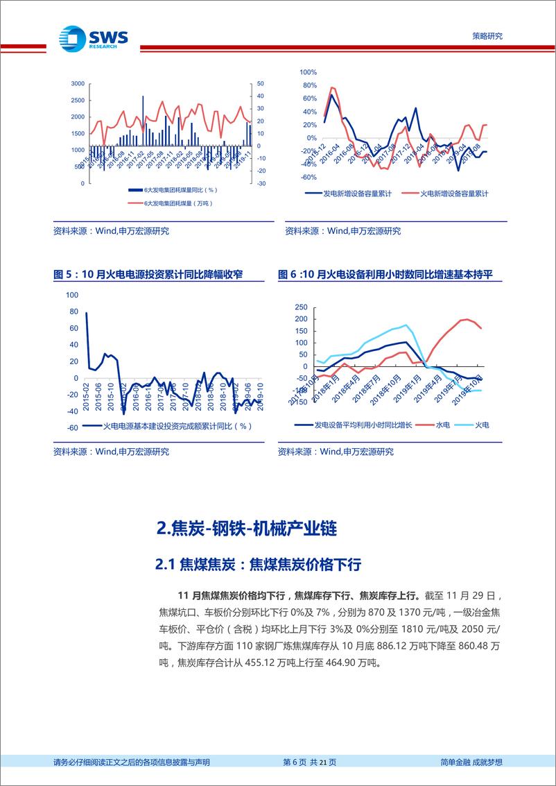 《行业利差及产业链高频跟踪月报2019年第11期：基建支持、新能源汽车政策值得关注-20191206-申万宏源-21页》 - 第7页预览图