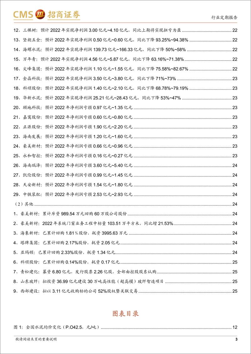 《建材行业定期报告：节后需求陆续启动，关注建材板块基本面修复-20230205-招商证券-26页》 - 第4页预览图