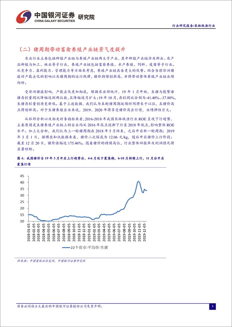 《农林牧渔行业12月行业动态报告：猪价持续高位，疫苗行情或在路上-20191223-银河证券-18页》 - 第5页预览图