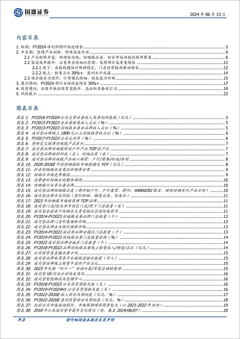 《国盛证券-波司登-3998.HK-品类扩充，产品创新，综合布局功能性服饰赛道》 - 第3页预览图