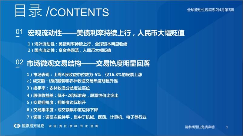 《全球流动性观察系列4月第3期：资金赎回压力上升-20220426-国泰君安-59页》 - 第4页预览图