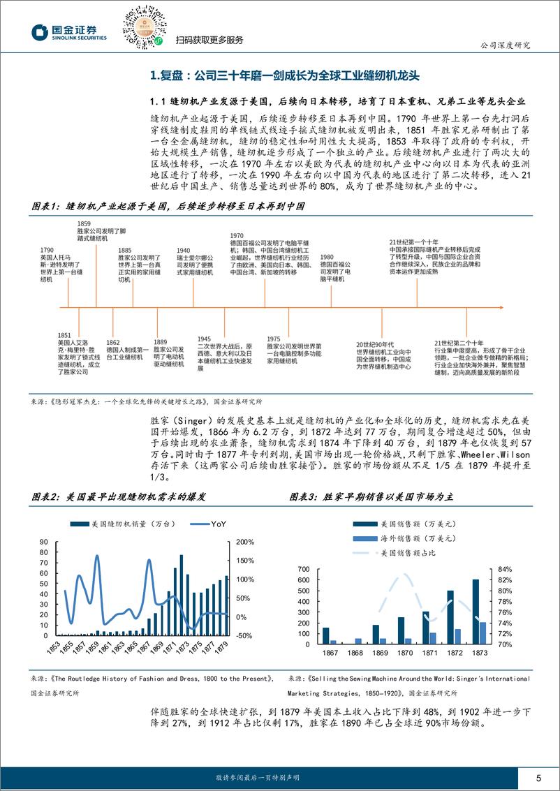 《杰克股份(603337)工业缝纫机龙头，周期成长双轮驱动-240821-国金证券-34页》 - 第5页预览图